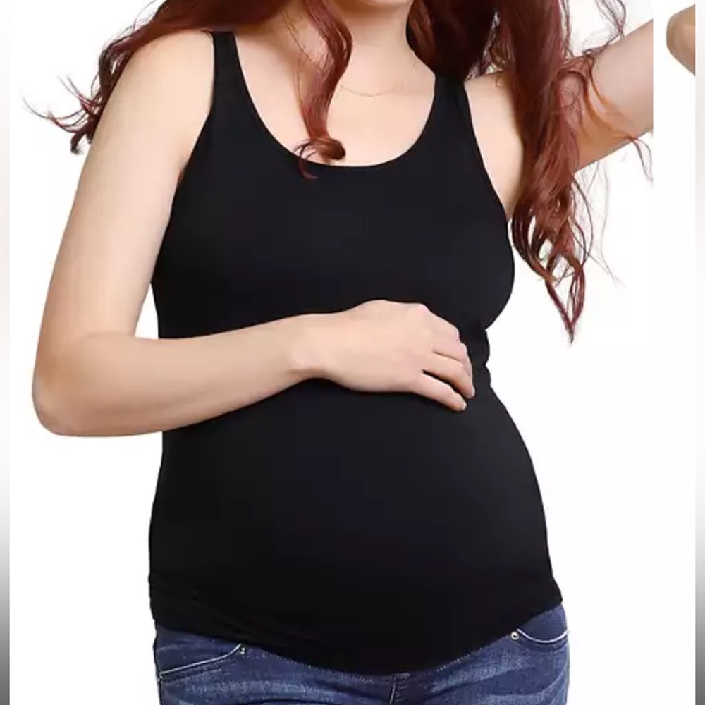 Brand new, never worn luxurious maternity tank- stretches through all trimesters